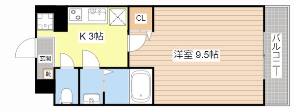 PARK SIDE Mの物件間取画像